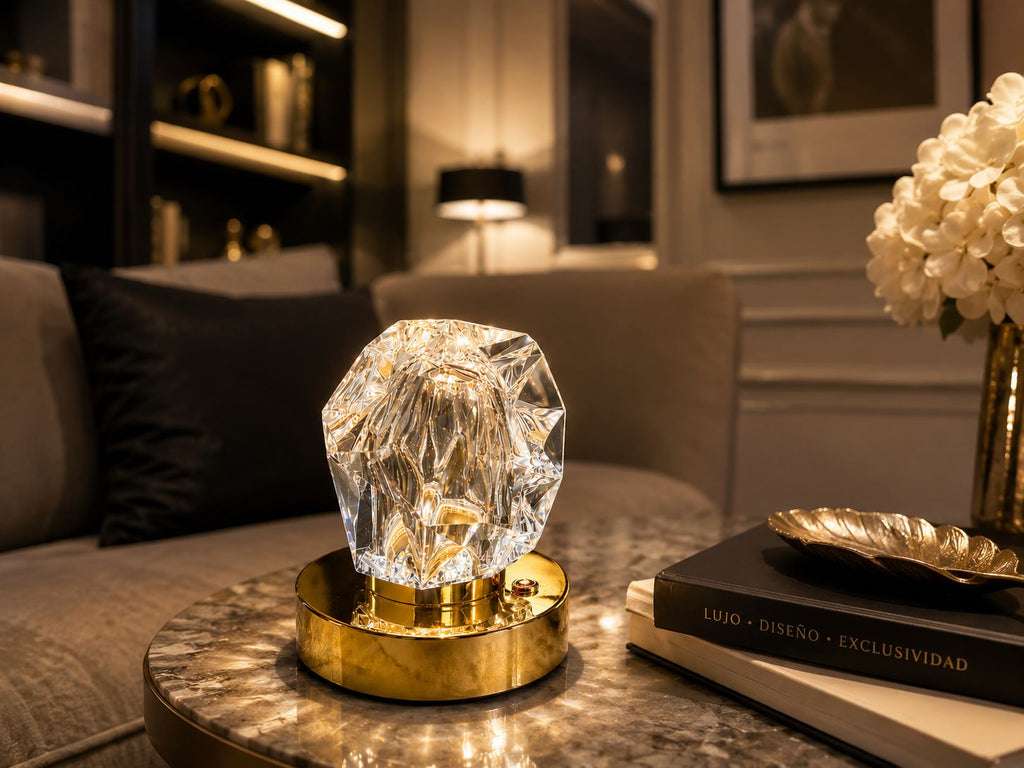 Lámpara de Mesa Cristal Diamante LT-132