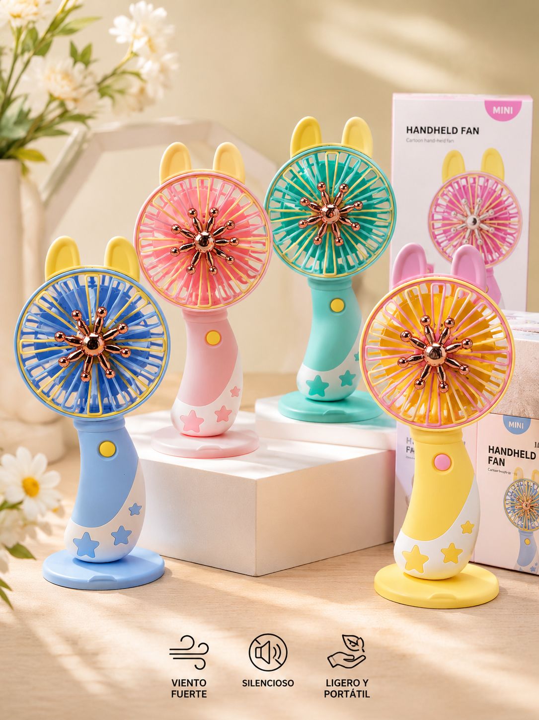 MINI VENTILADOR PORTÁTIL RECARGABLE