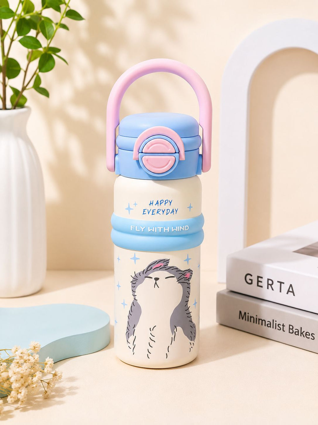 TERMO INFANTIL DISEÑO CONEJITO 550 ML