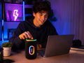 PARLANTE BLUETOOTH XBASS CON LUCES LED RGB