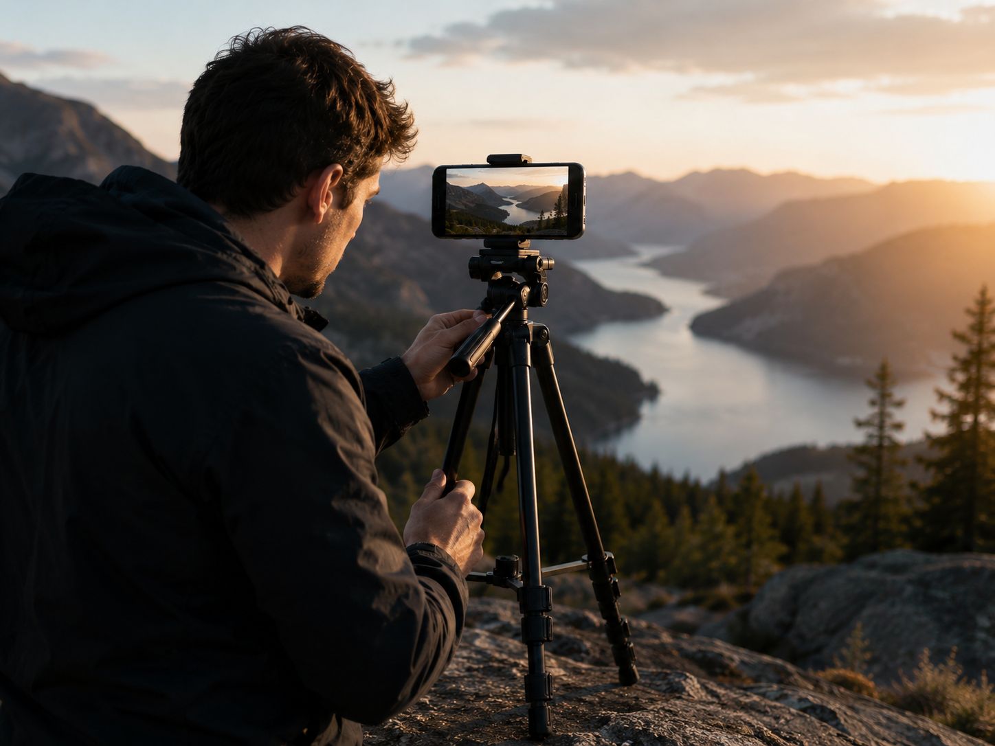TRÍPODE PROFESIONAL 360° PARA CELULAR Y CÁMARA