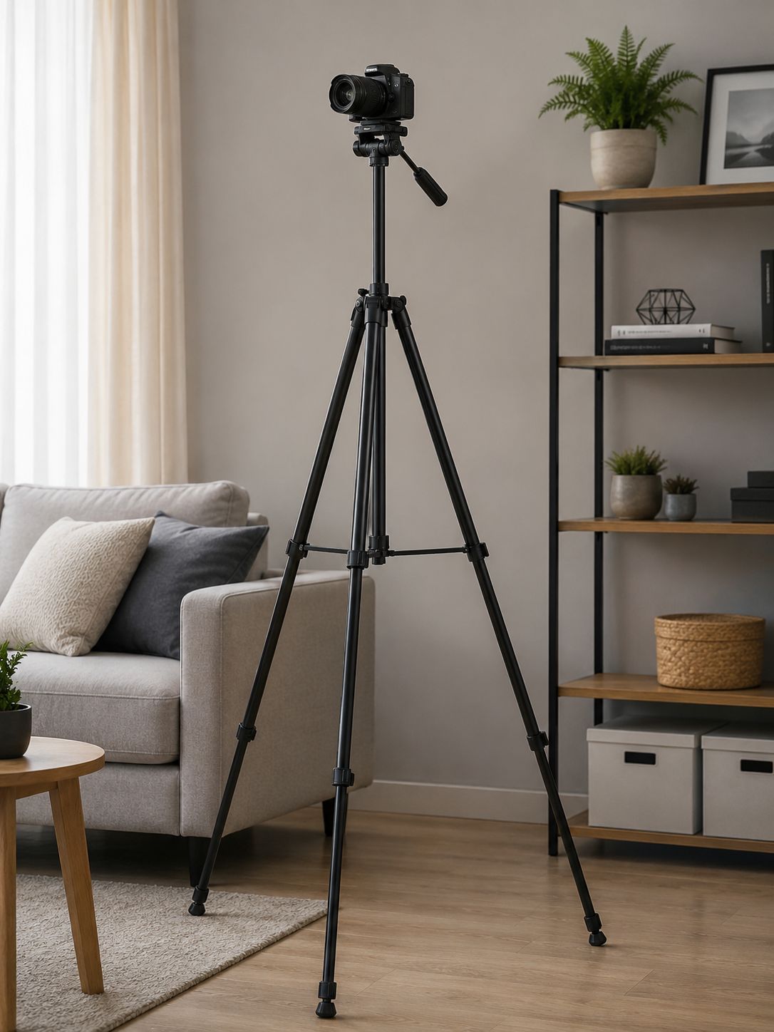 TRÍPODE PROFESIONAL 360° PARA CELULAR Y CÁMARA