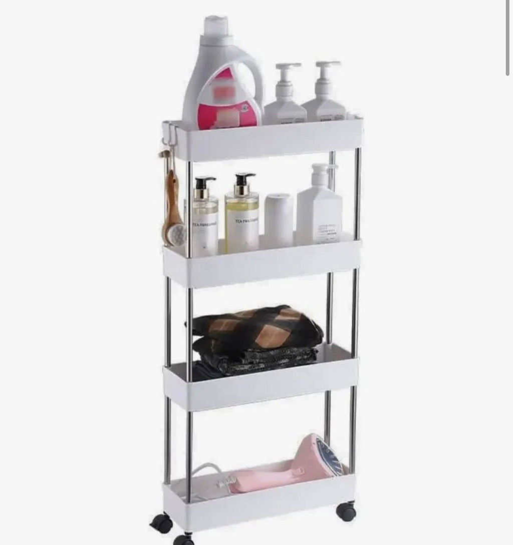 ORGANIZADOR MULTIFUNCIONAL DE 4 NIVELES CON RUEDAS