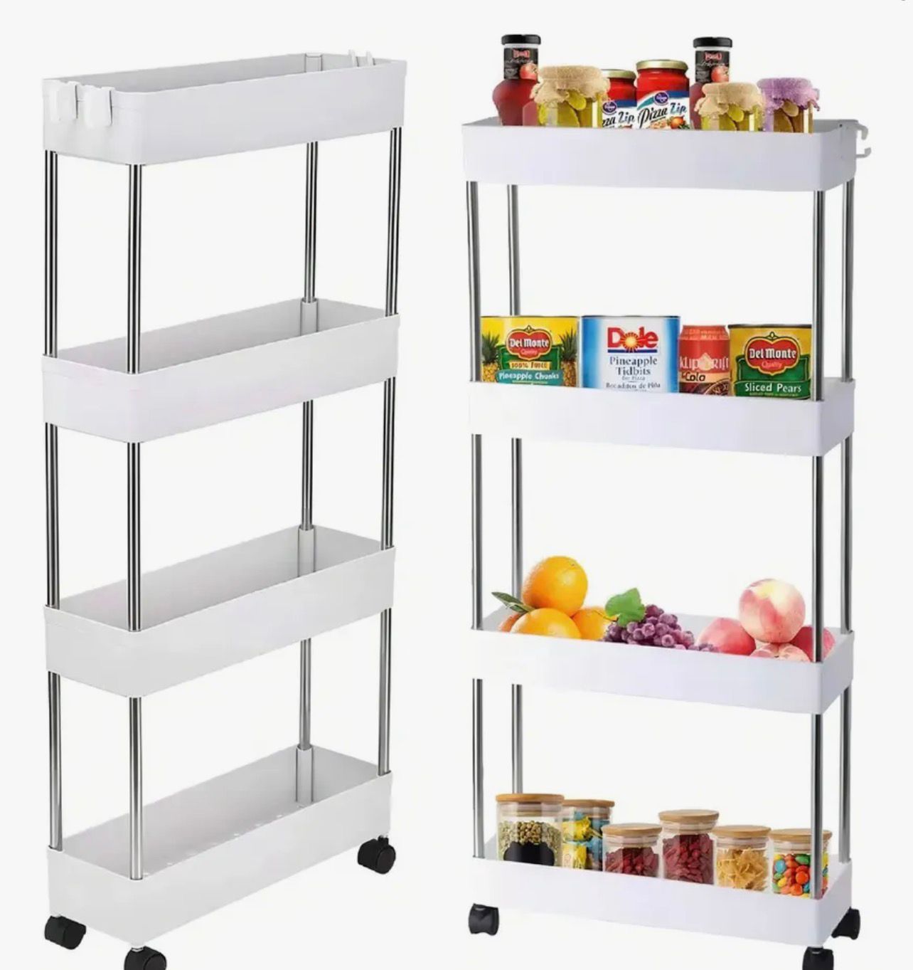 ORGANIZADOR MULTIFUNCIONAL DE 4 NIVELES CON RUEDAS