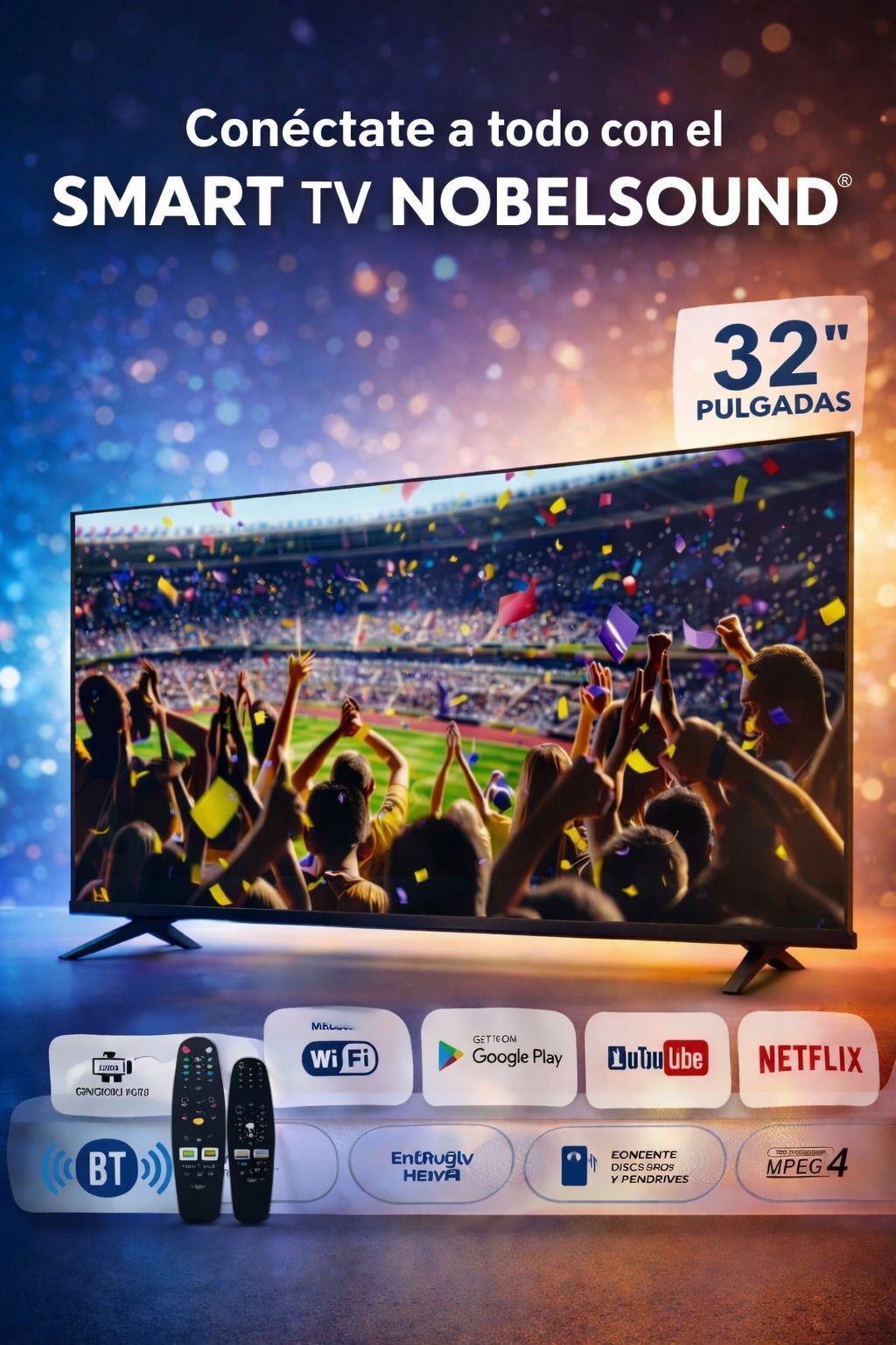 SMART TV NOBELSOUND 32”