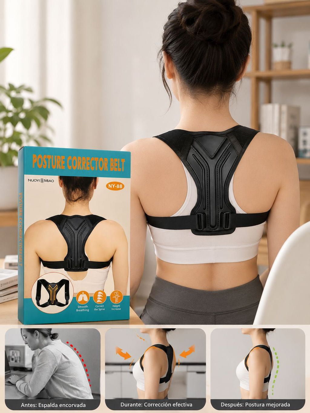 CORRECTOR DE POSTURA ERGONÓMICO NY-88