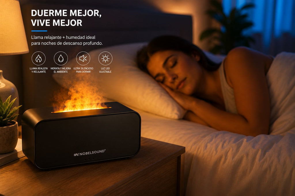 HUMIDIFICADOR DIFUSOR CON EFECTO LLAMA