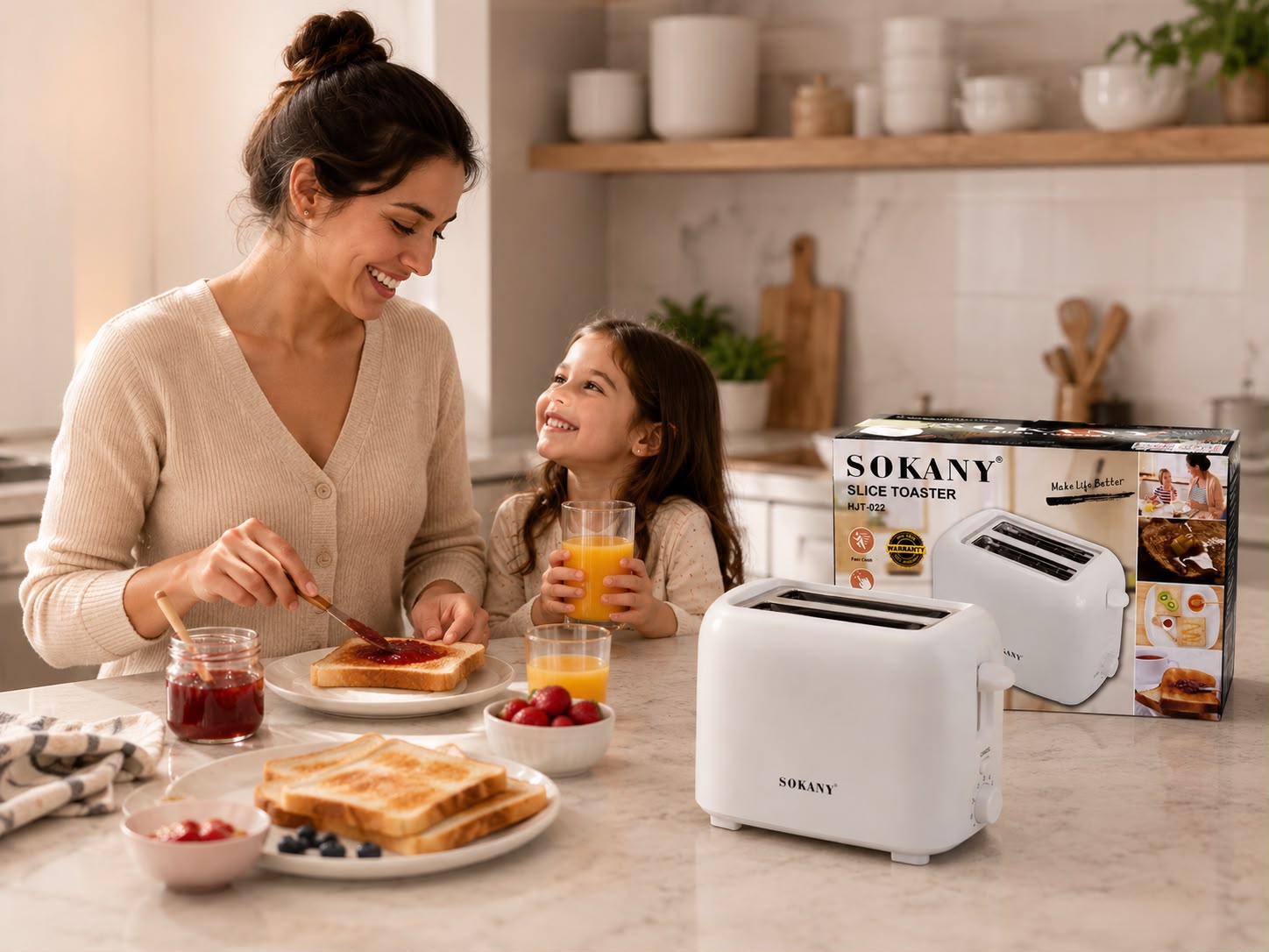 TOSTADORA ELÉCTRICA SOKANY HJT-022
