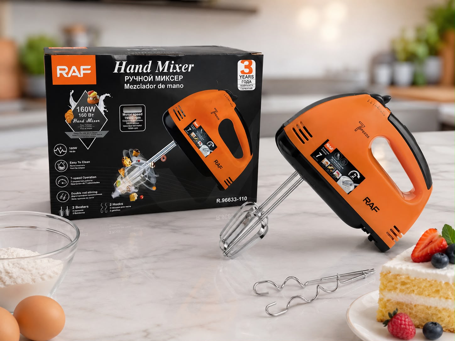 BATIDORA DE MANO RAF 160W