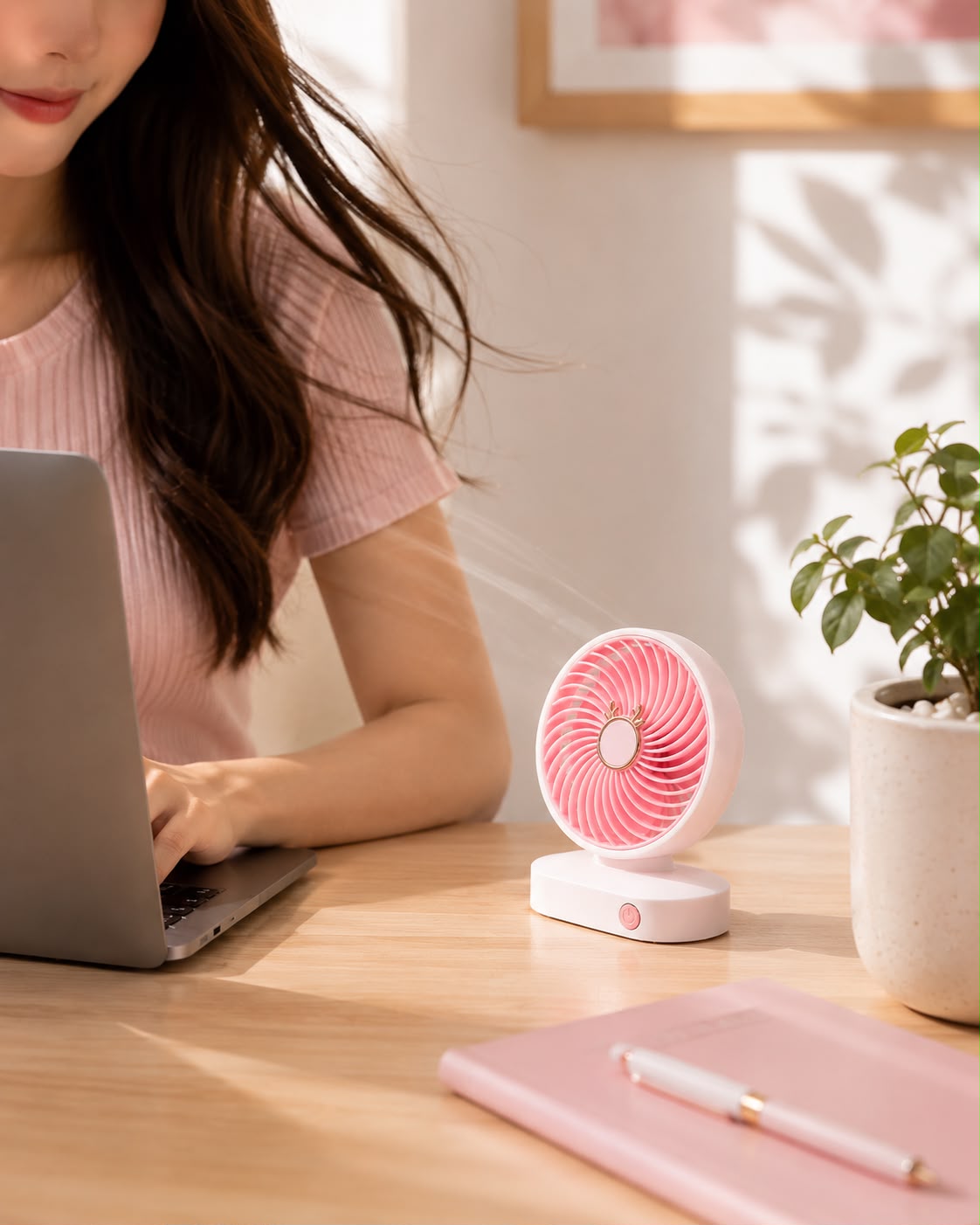 MINI VENTILADOR DE ESCRITORIO E8N1