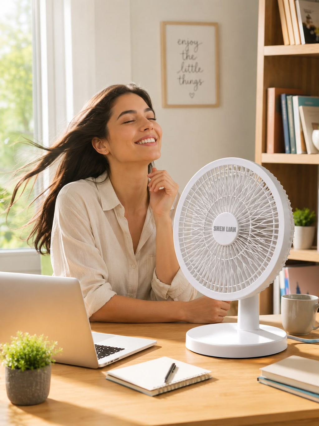 VENTILADOR DE MESA SHEN LIAN