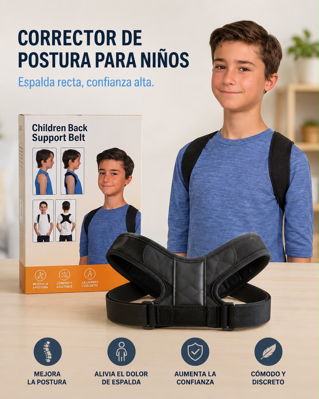 CORRECTOR DE POSTURA PARA NIÑOS