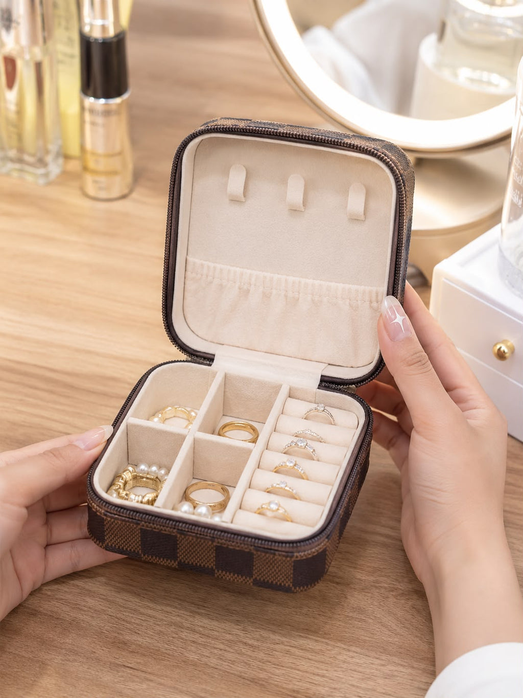 ORGANIZADOR DE JOYAS PORTÁTIL