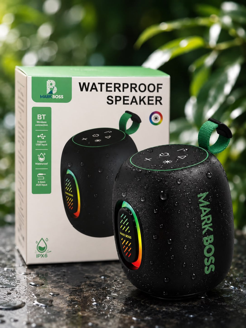 PARLANTE WATERPROOF DE MARK BOSS. C