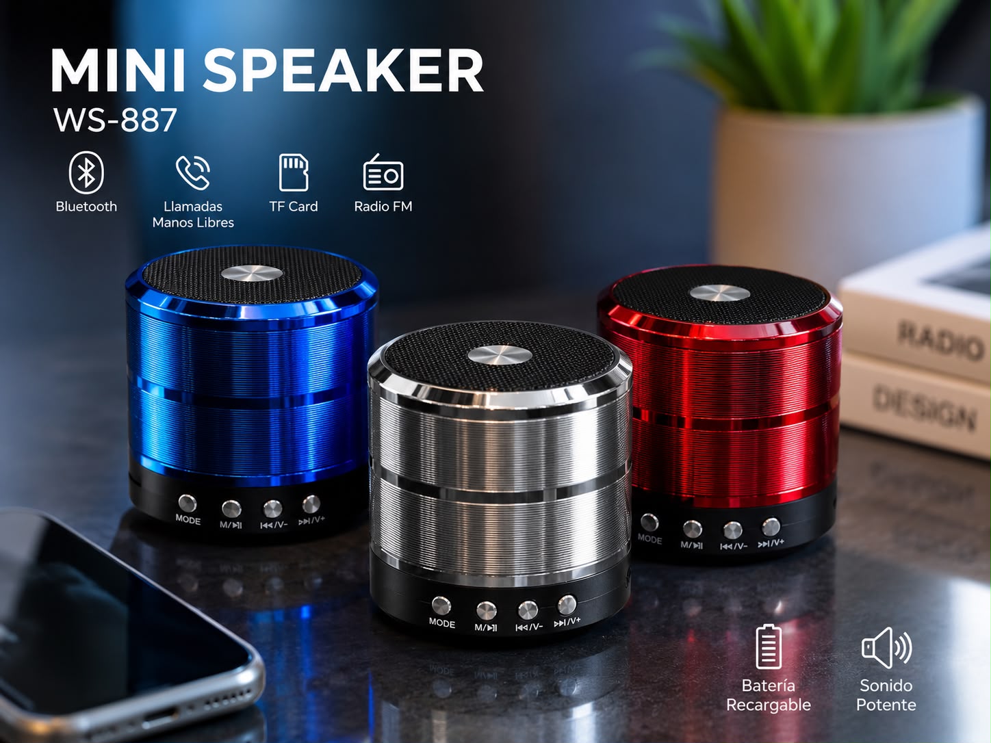 MINI PARLANTE W-887