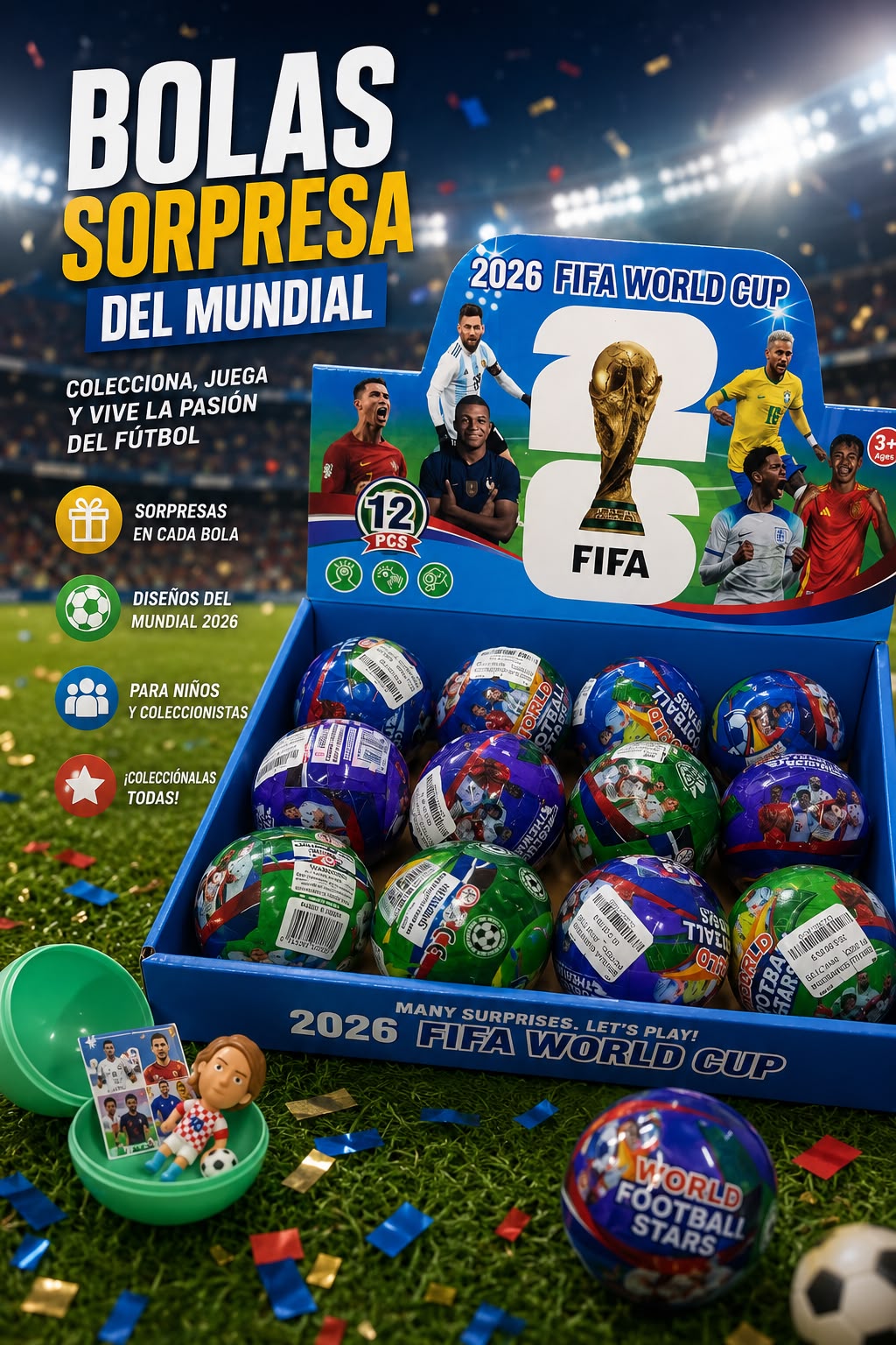 BOLAS SORPRESAS DEL MUNDIAL. E2N2
