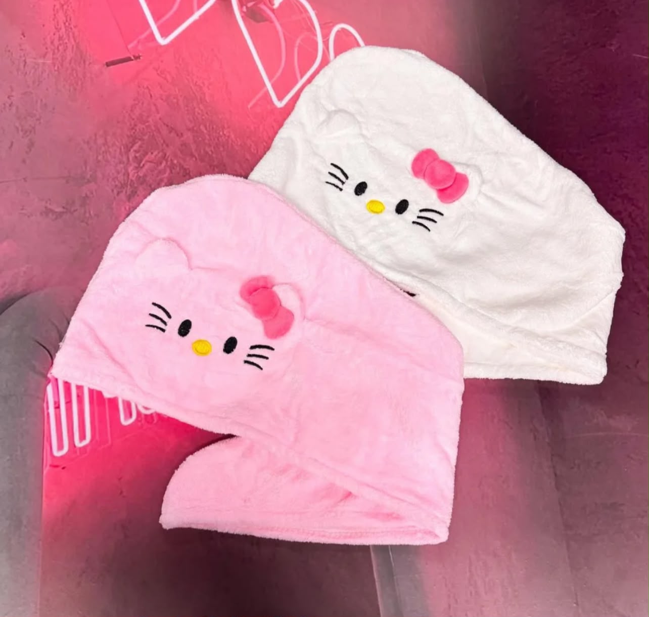 TOALLAS DE CABELLO HELLO KITTY. CF3