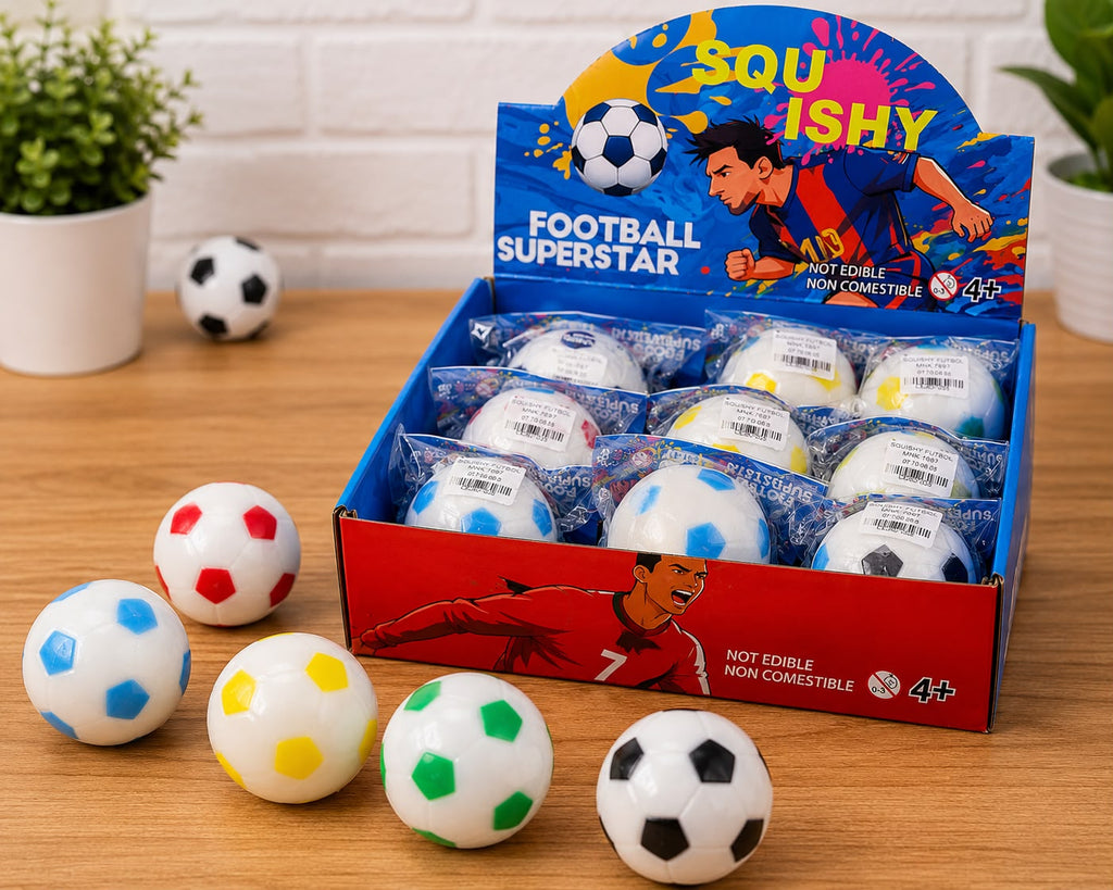 SQUISHY DE PELOTAS DE FUTBOL. E2N2