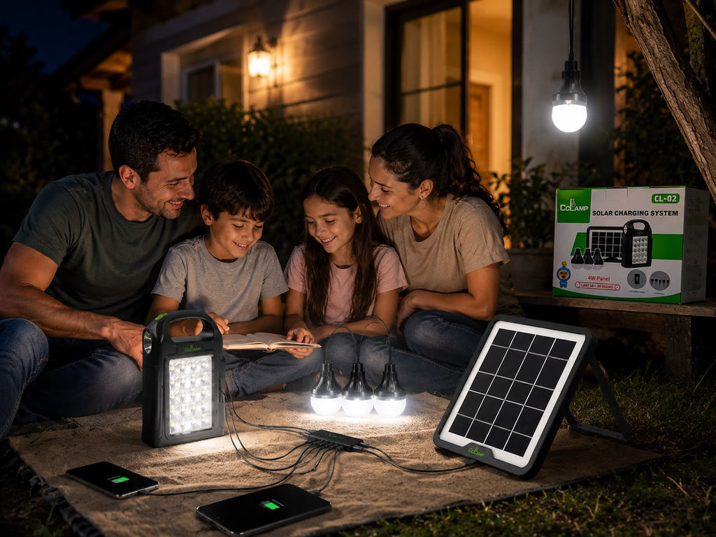 LINTERNA SOLAR CON PANEL