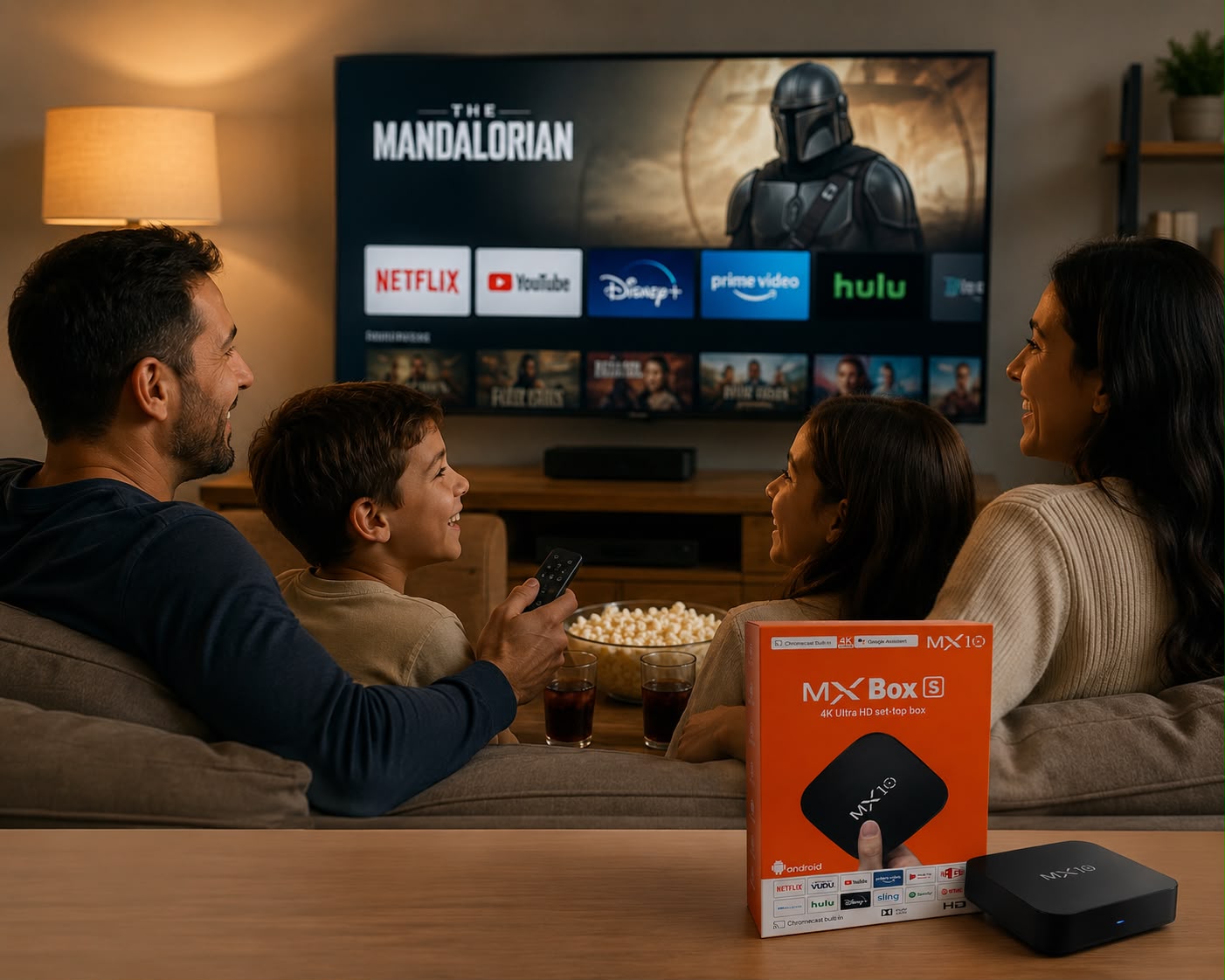 MX BOX 4K 8GB. E1N1