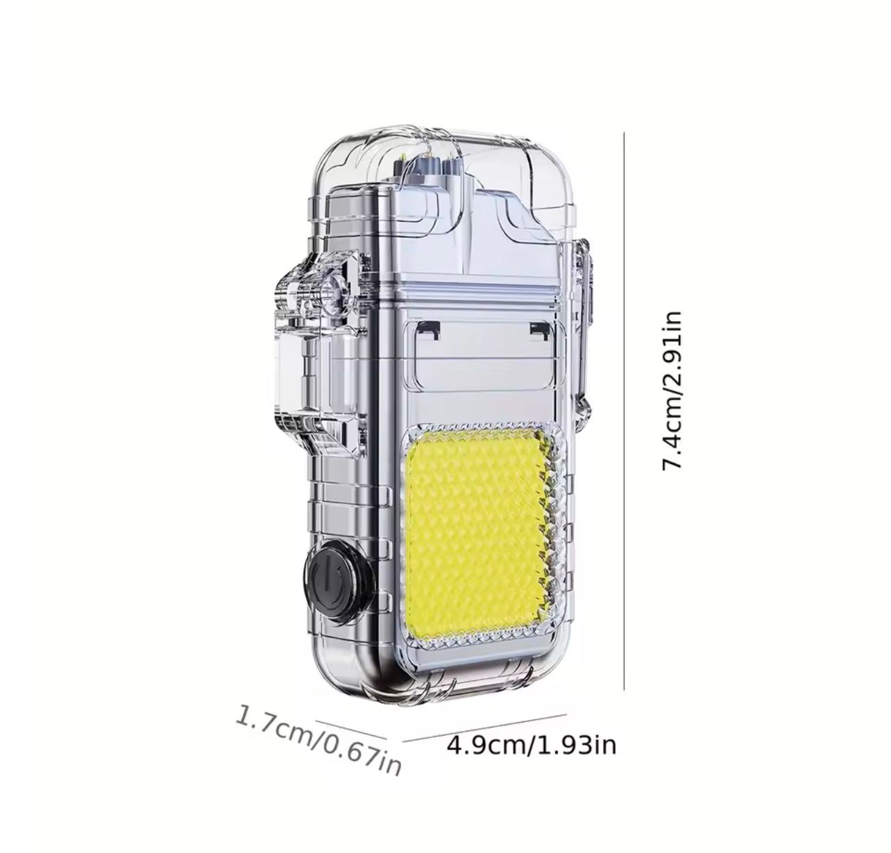 ENCENDEDOR ELÉCTRICO RECARGABLE CON LINTERNA LED. E1N5