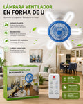 LUZ VENTILADOR LED