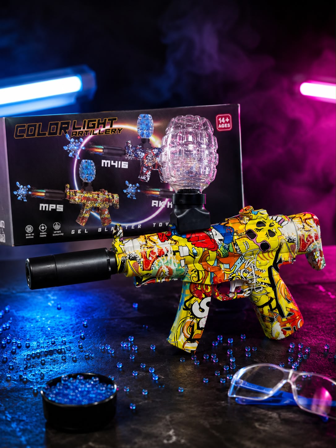 PISTOLA DE HIDROGEL. E7N3