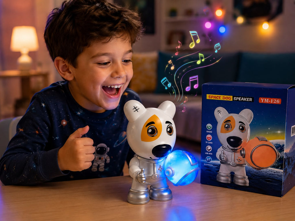 PARLANTE SPACE DOG SPEAKER YM-126. E2N4