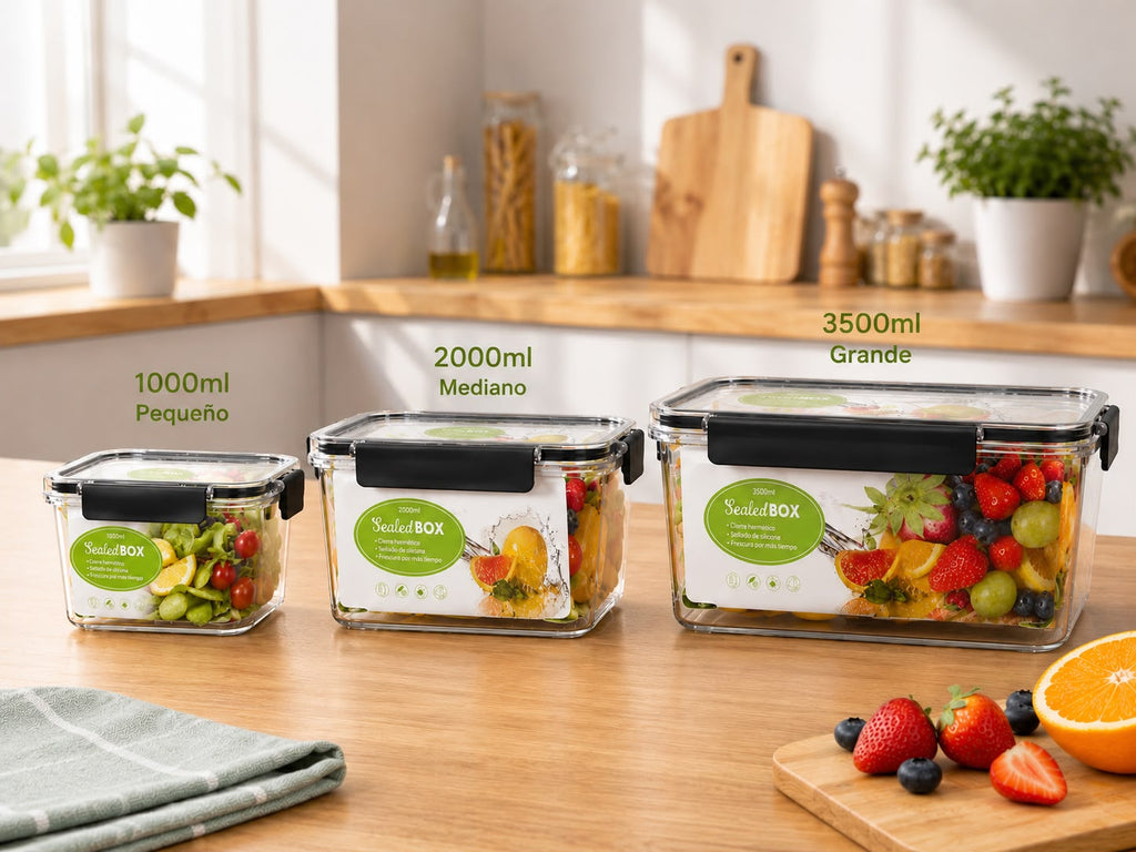 SET PORTA COMIDAS X3. E7N1