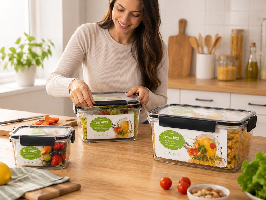 SET PORTA COMIDAS X3. E7N1