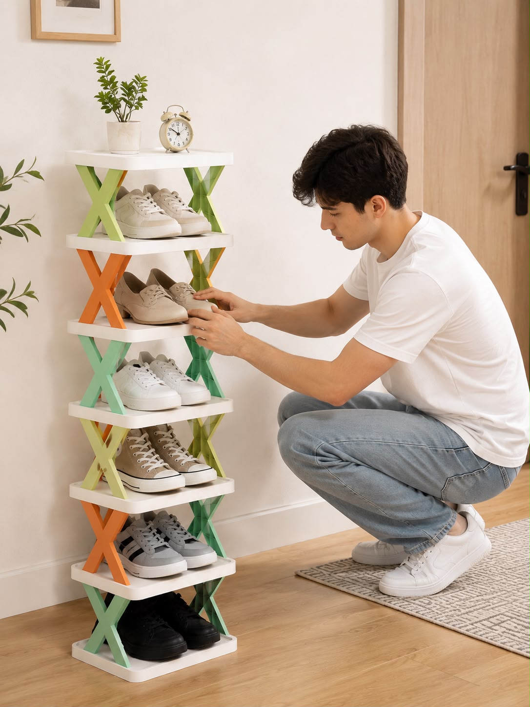 ORGANIZADOR DE ZAPATOS 6 NIVELES. P