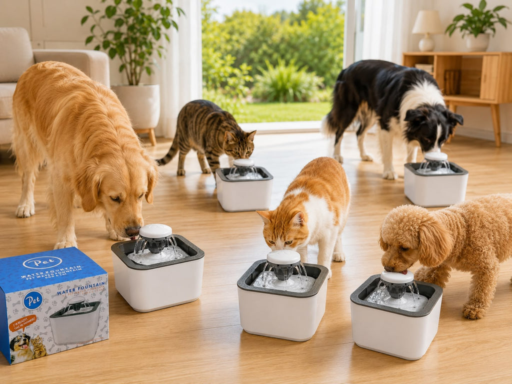 FUENTE DE AGUA PARA MASCOTA. E5N4