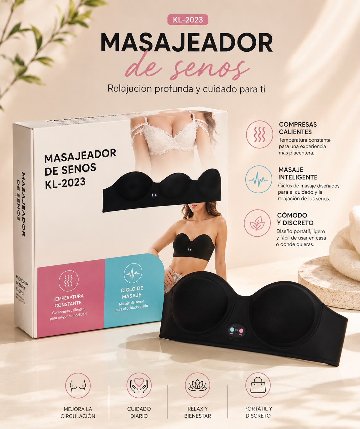 MASAJEADOR DE SENOS KL-2023. E5N4