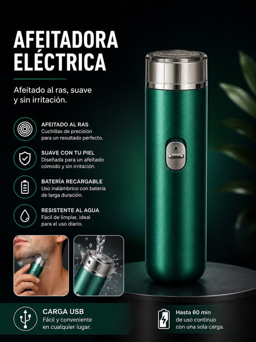 AFEITADORA ELÉCTRICA RECARGABLE. E1N3