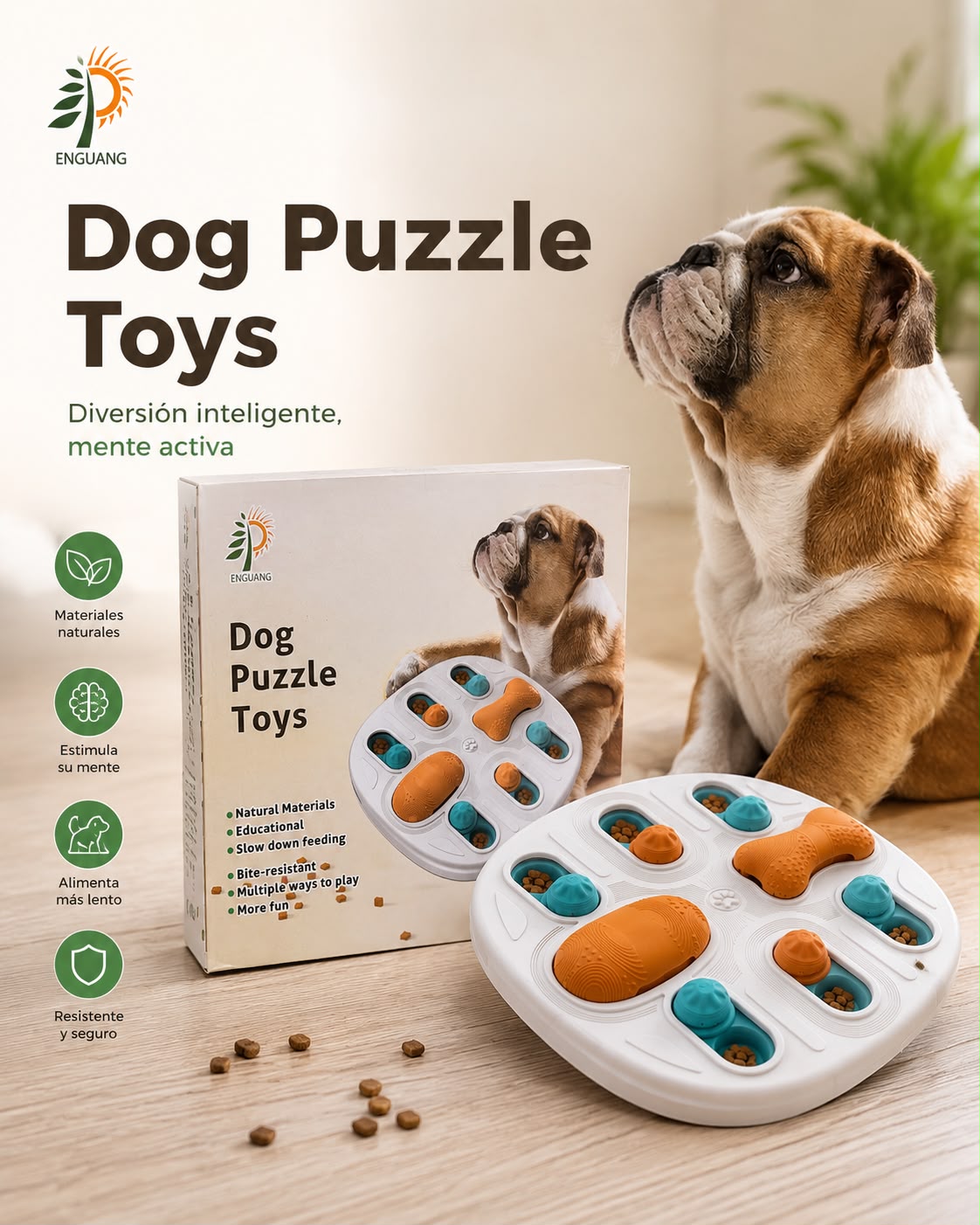 COMEDERO INTERACTIVO PARA MASCOTAS. P