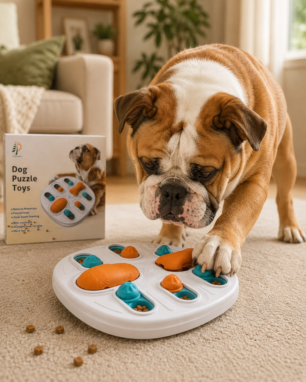 COMEDERO INTERACTIVO PARA MASCOTAS. P