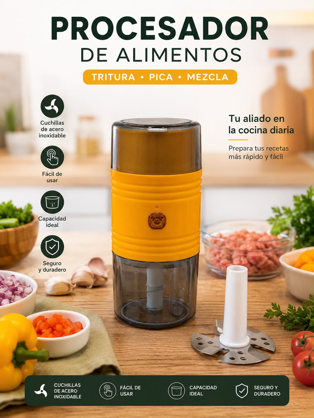 PROCESADOR DE VEGETALES. E9N2