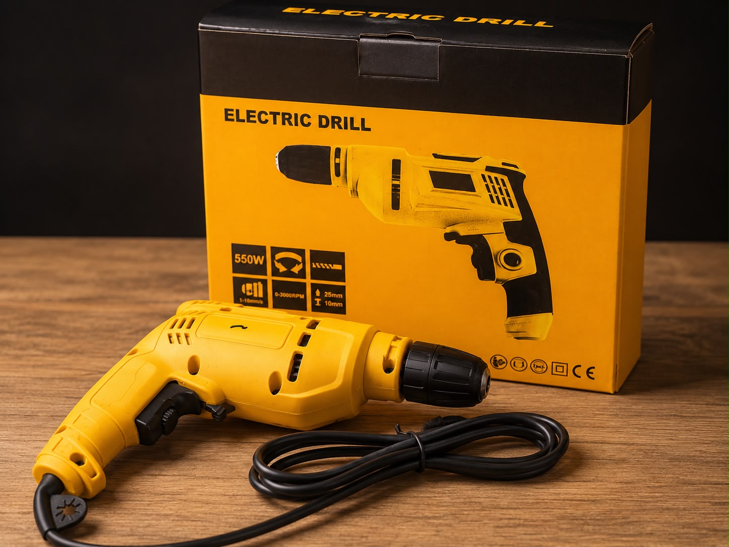 TALADRO ELÉCTRICO 550W. E3N4