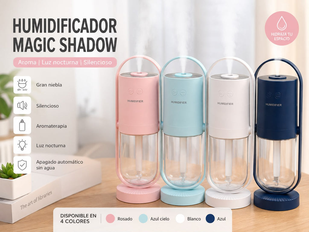 HUMIDIFICADOR MAGIC SHADOW. E8N3