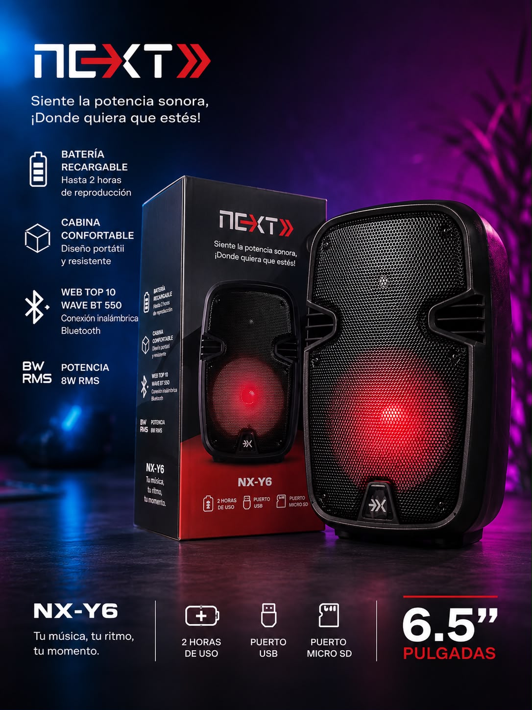 PARLANTE NX-Y6. E9N1