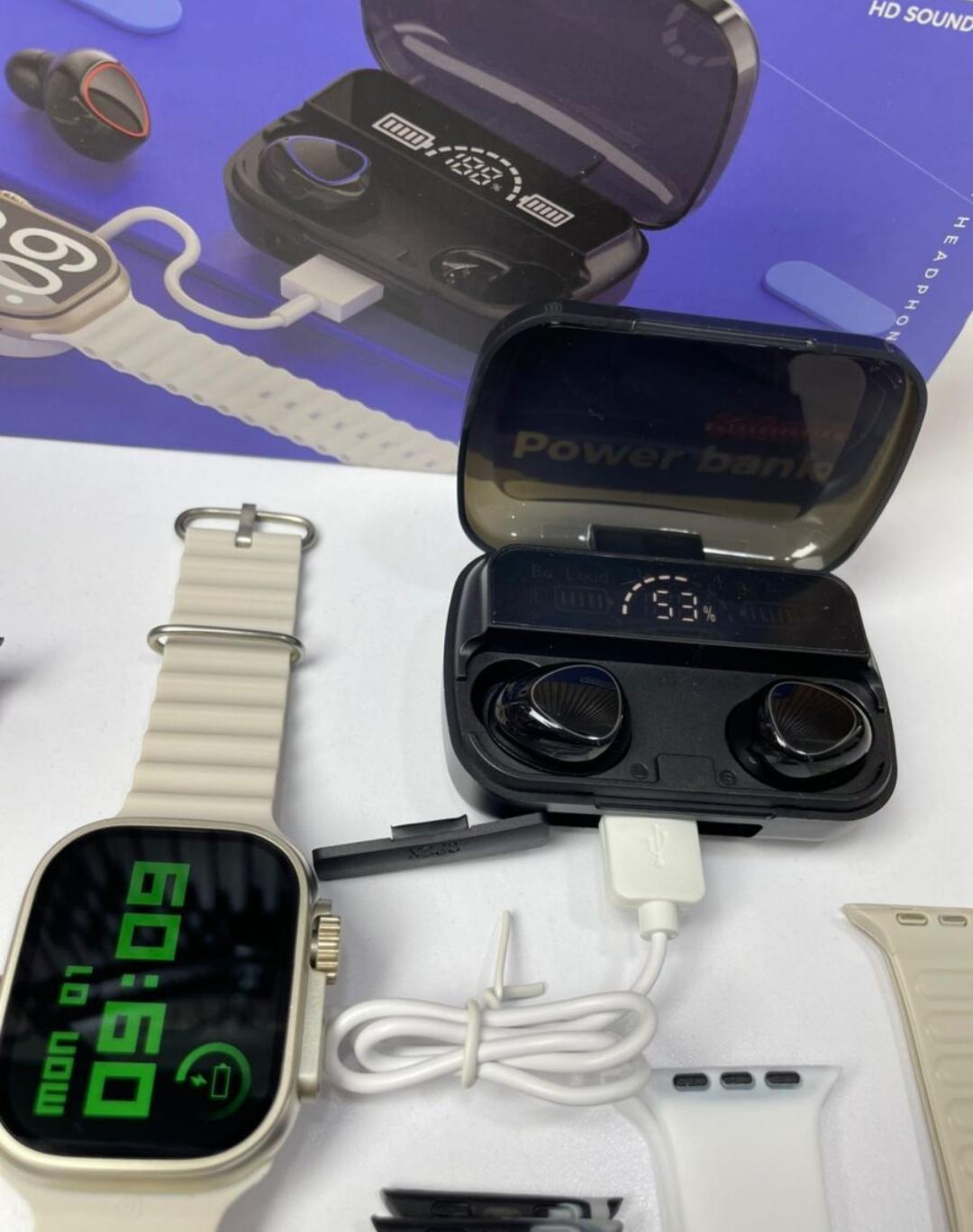 COMBO K6 RELOJ Y AUDÍFONOS