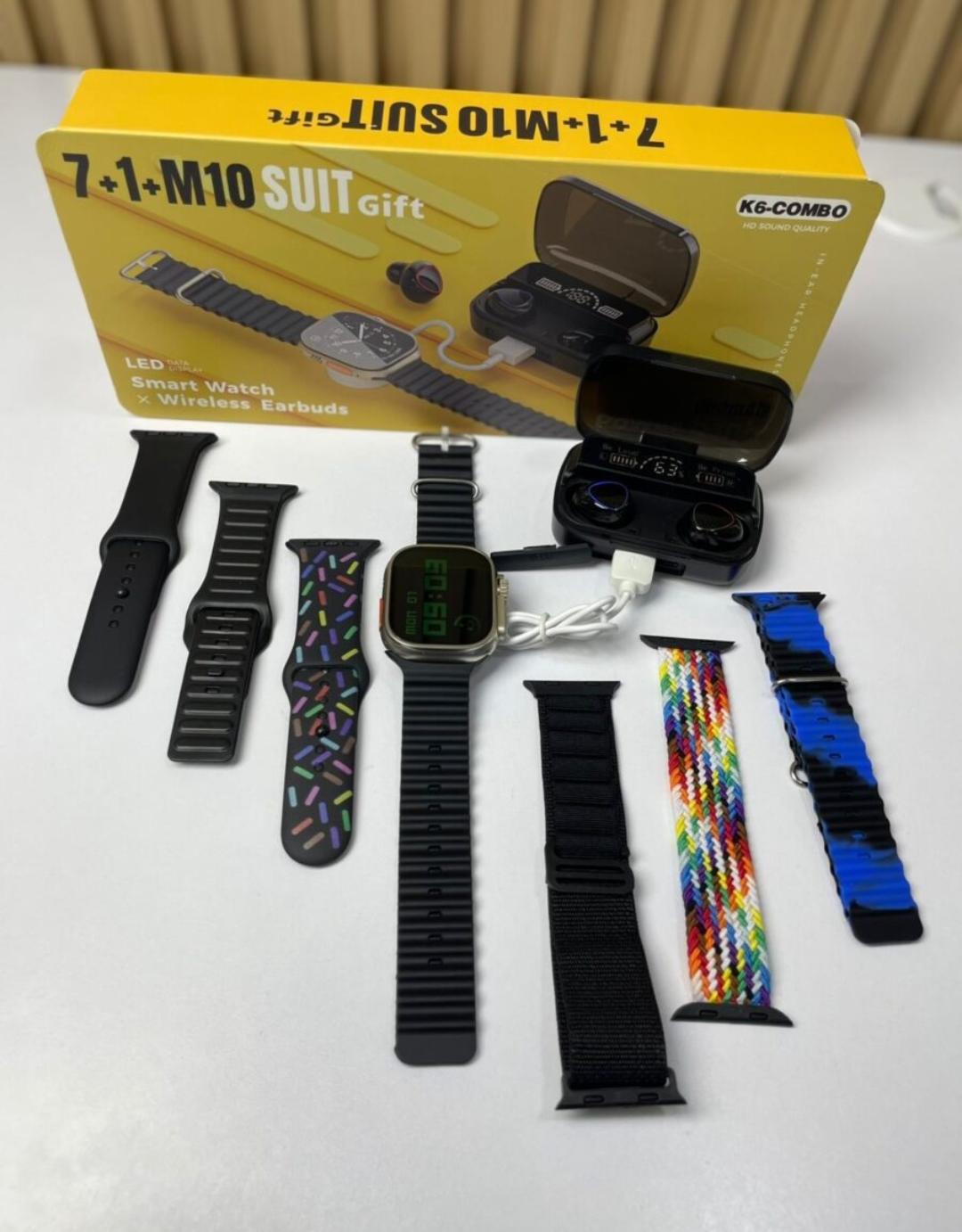 COMBO K6 RELOJ Y AUDÍFONOS
