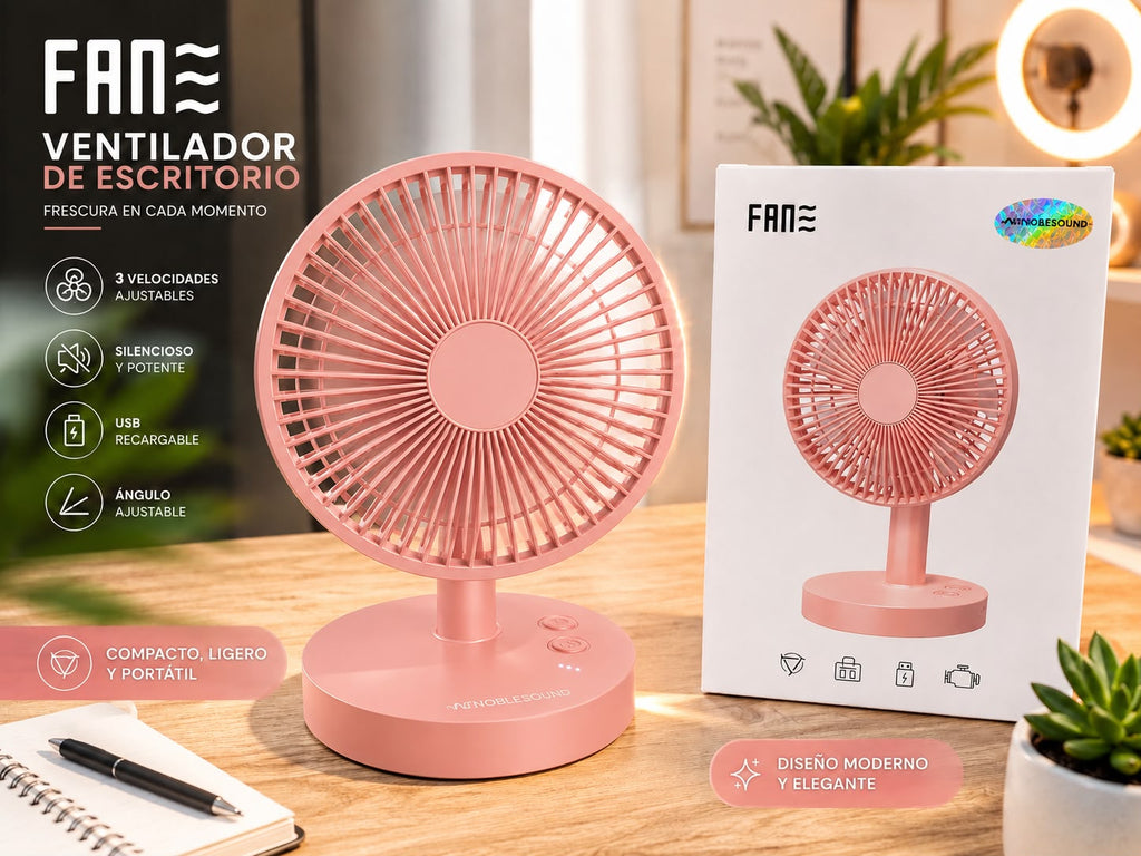 VENTILADOR DE ESCRITORIO FAN NOBELSOUND