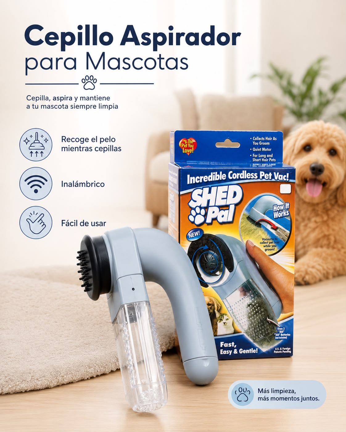 ASPIRADORA PARA MASCOTAS