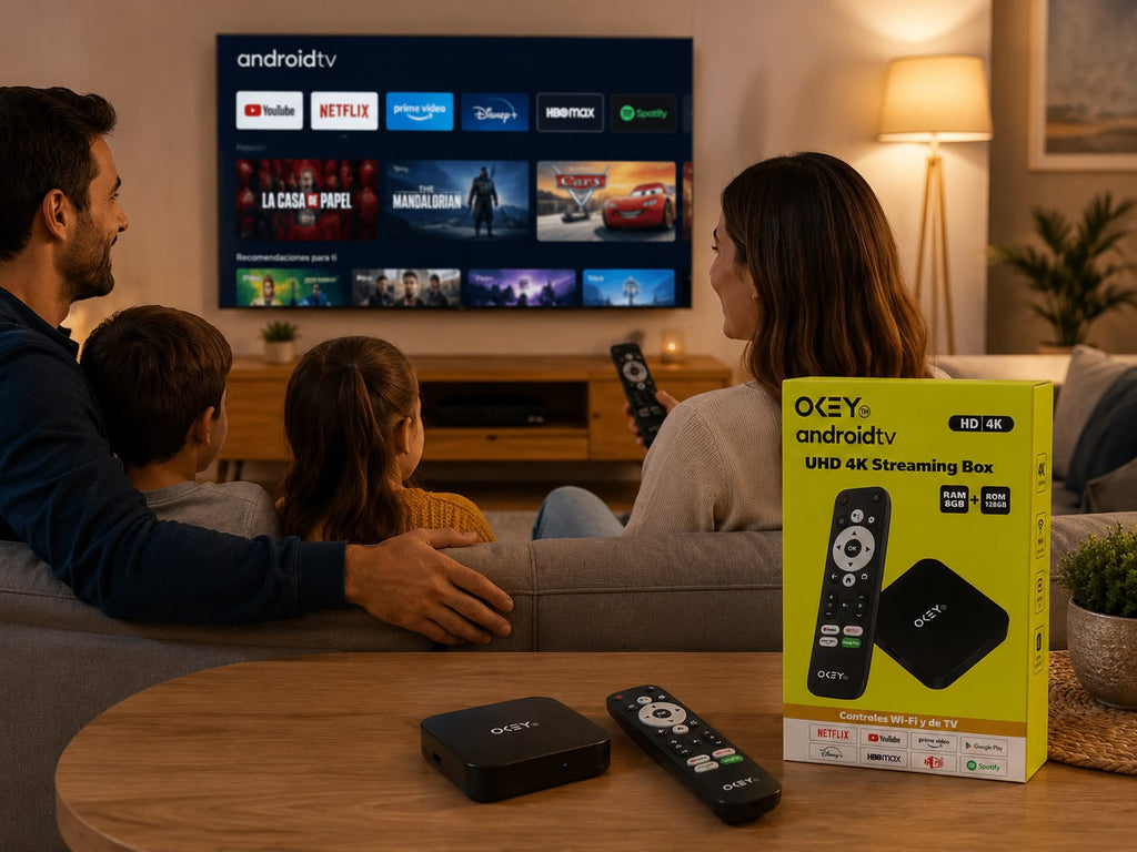 TV STICK MARCA OKEY 4K. E5N1