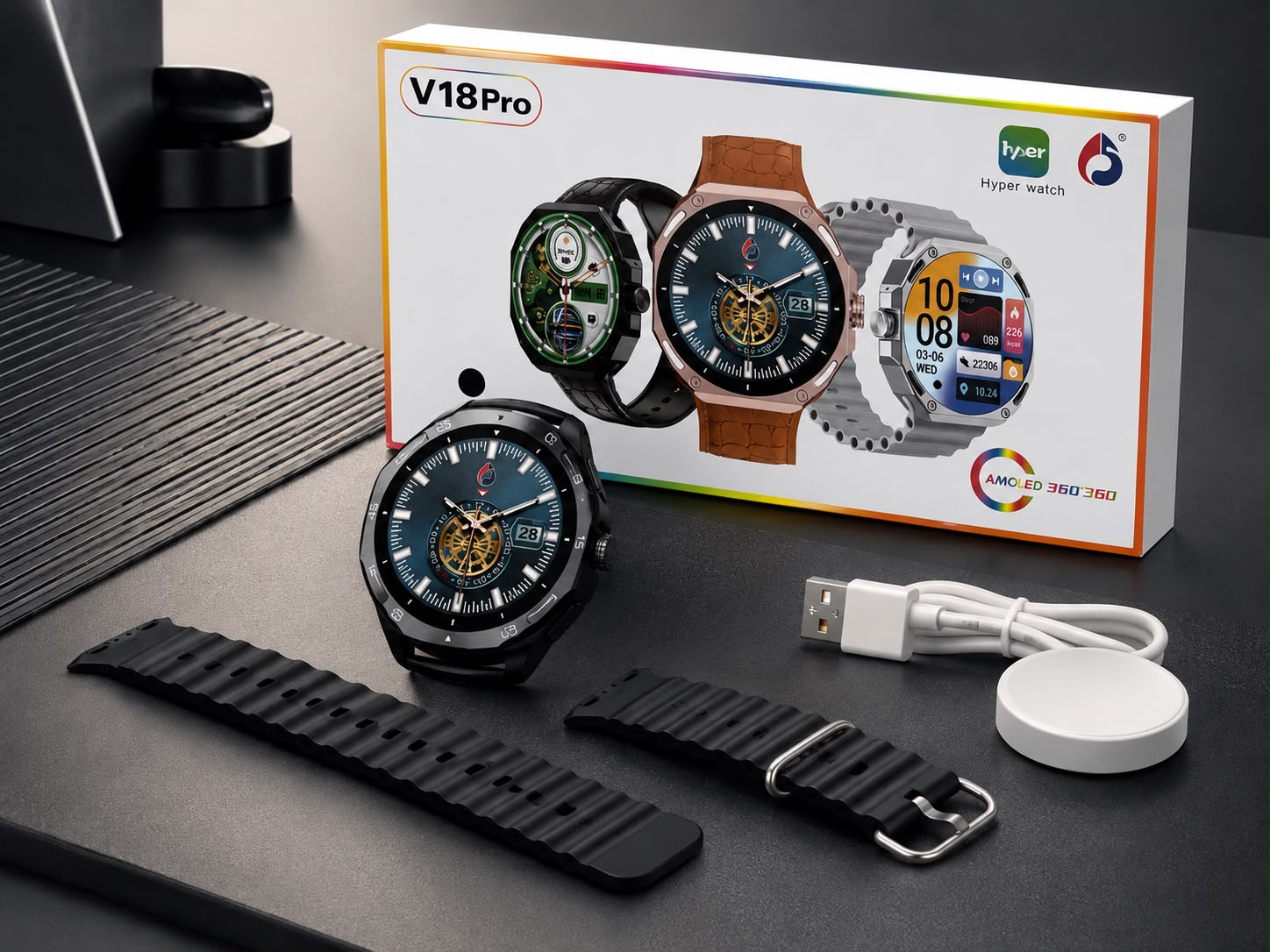 RELOJ INTELIGENTE V18 PRO. E5N3