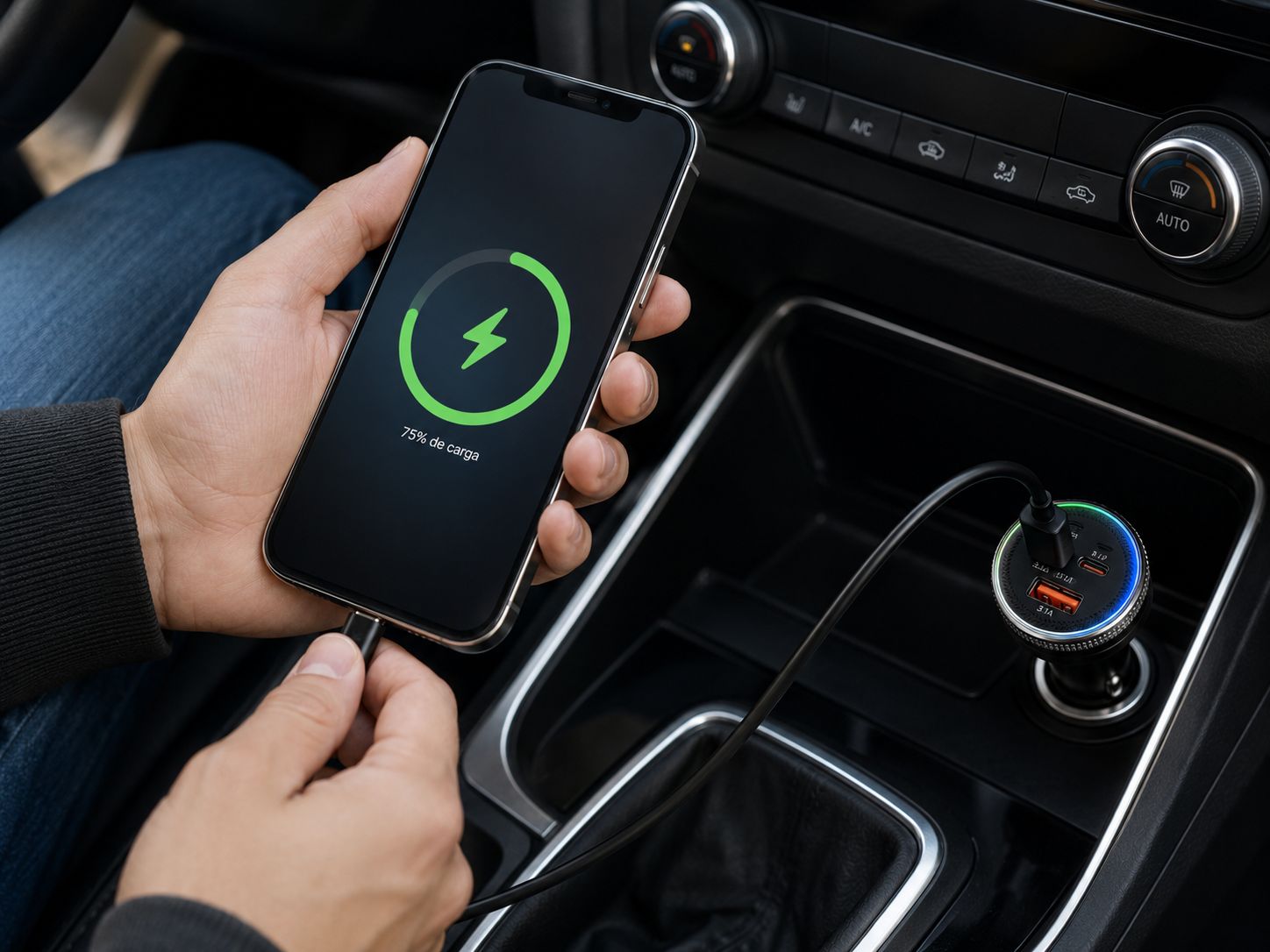 CARGADOR DE CELULAR PARA CARRO. C32