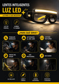 GAFAS DE TRABAJO LUZ LED.C43