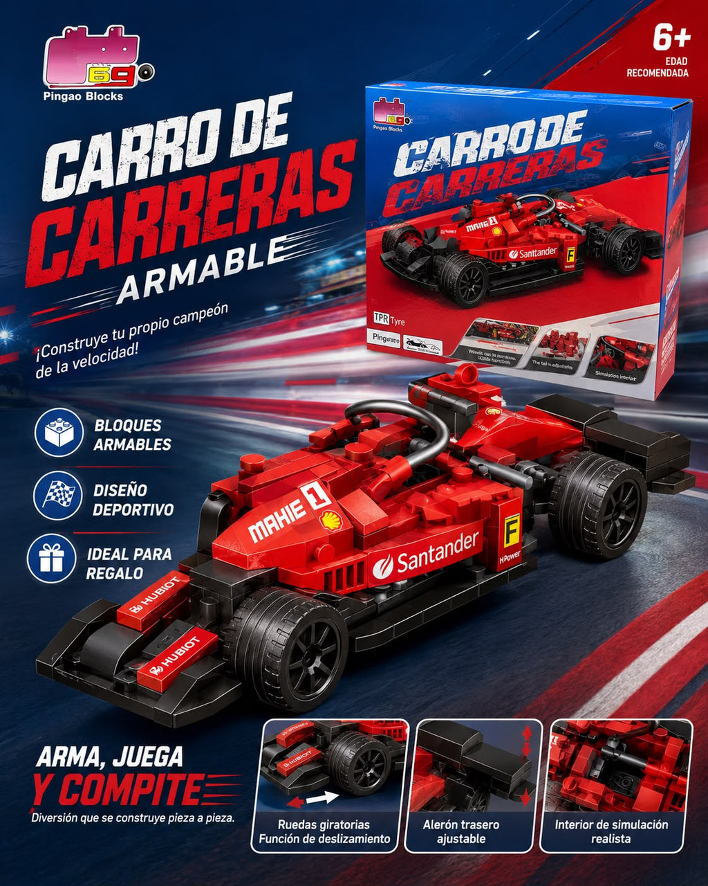 LEGO DE LA FÓRMULA 1. P