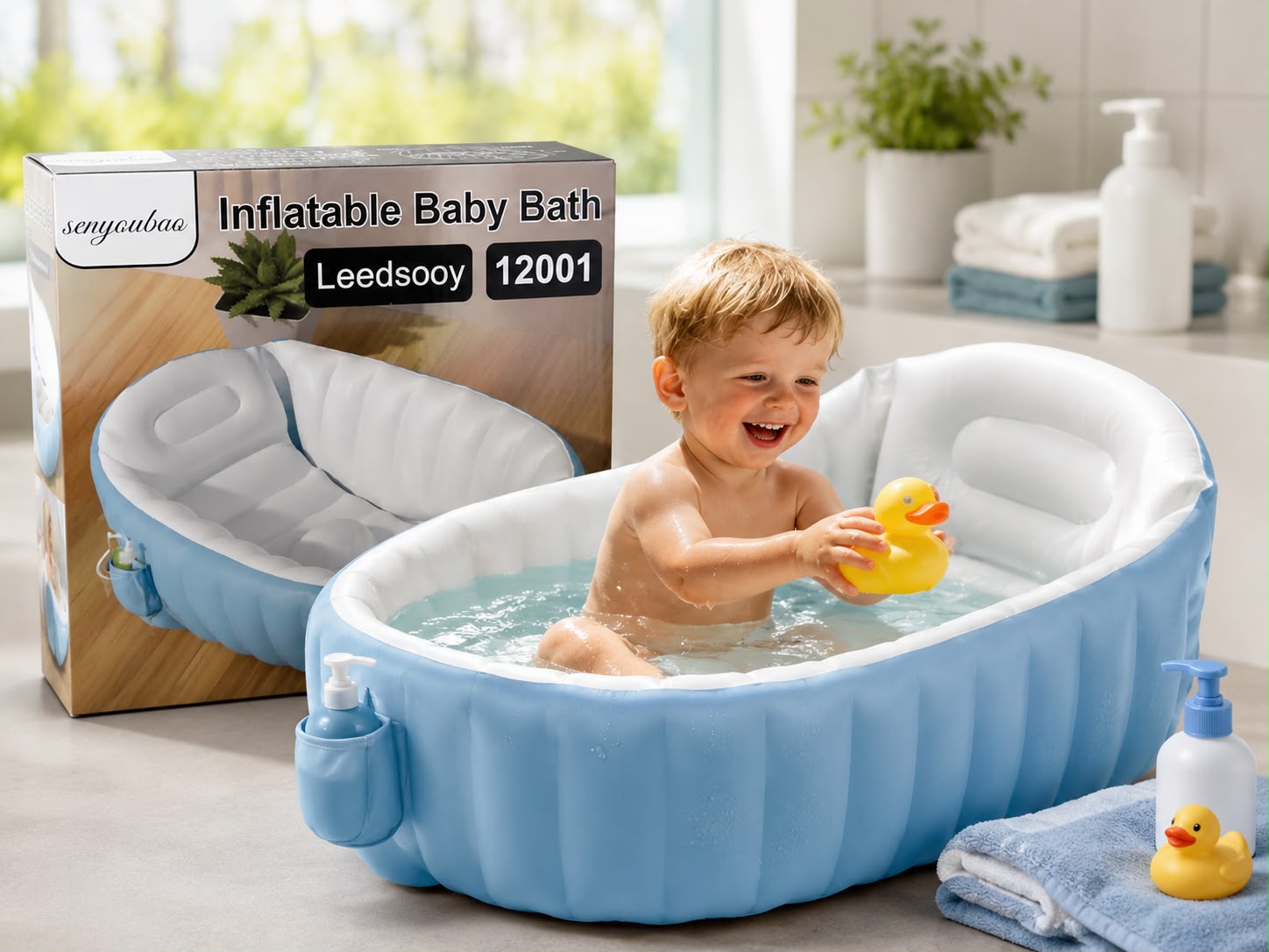 BAÑERA INFLABLE.3N1